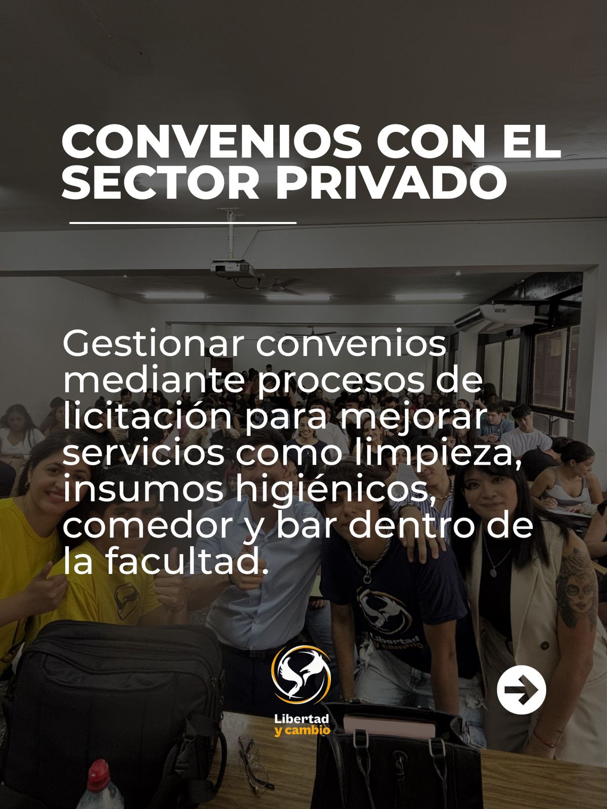 Propuesta de convenios con el sector privado