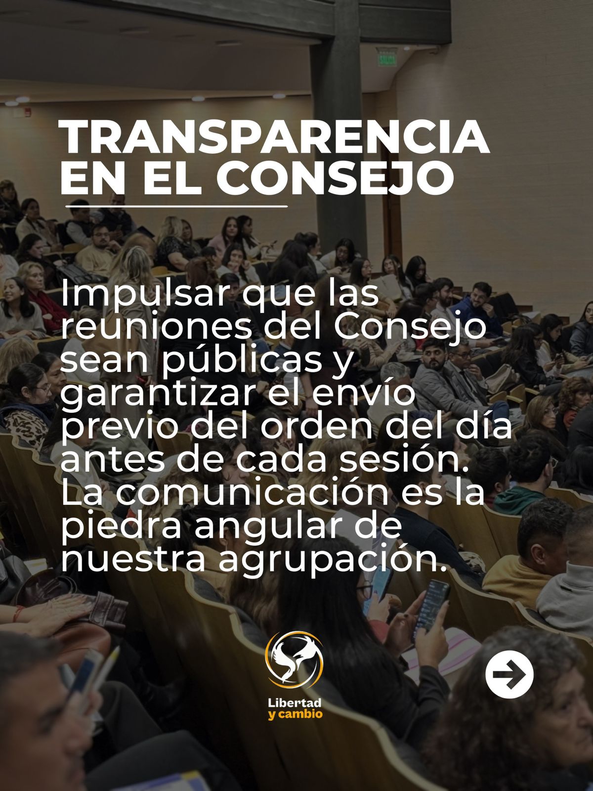 Propuesta de transparencia en el consejo